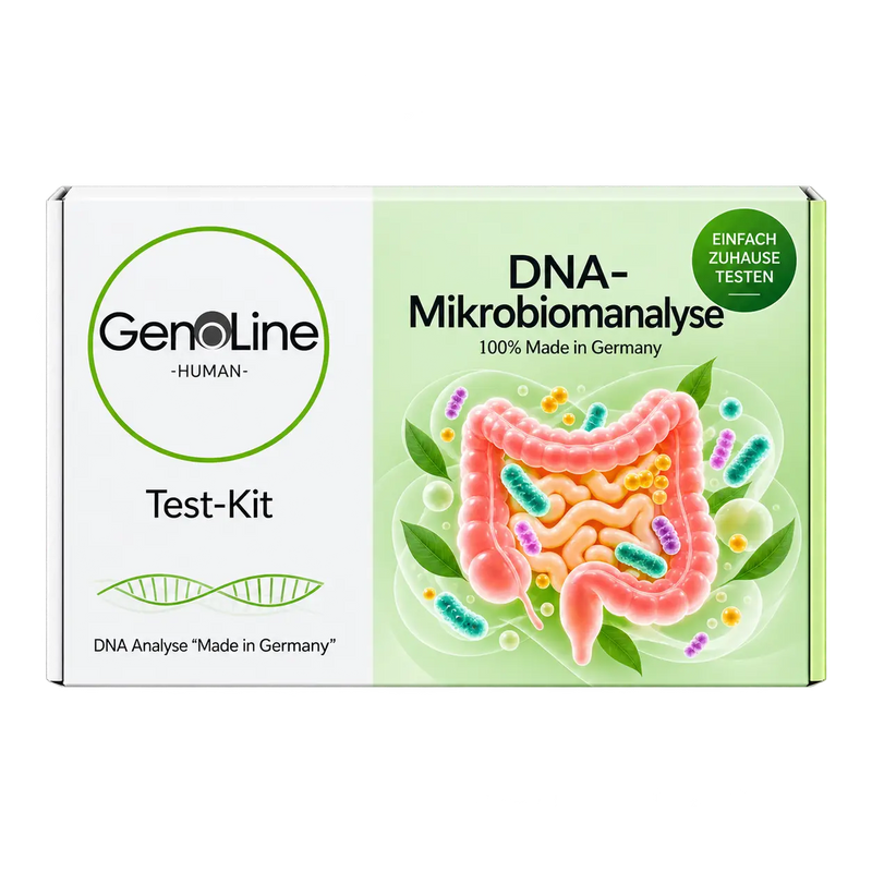 GenoLine Human DNA-Analyse Mikrobiom – Testkit für zuhause