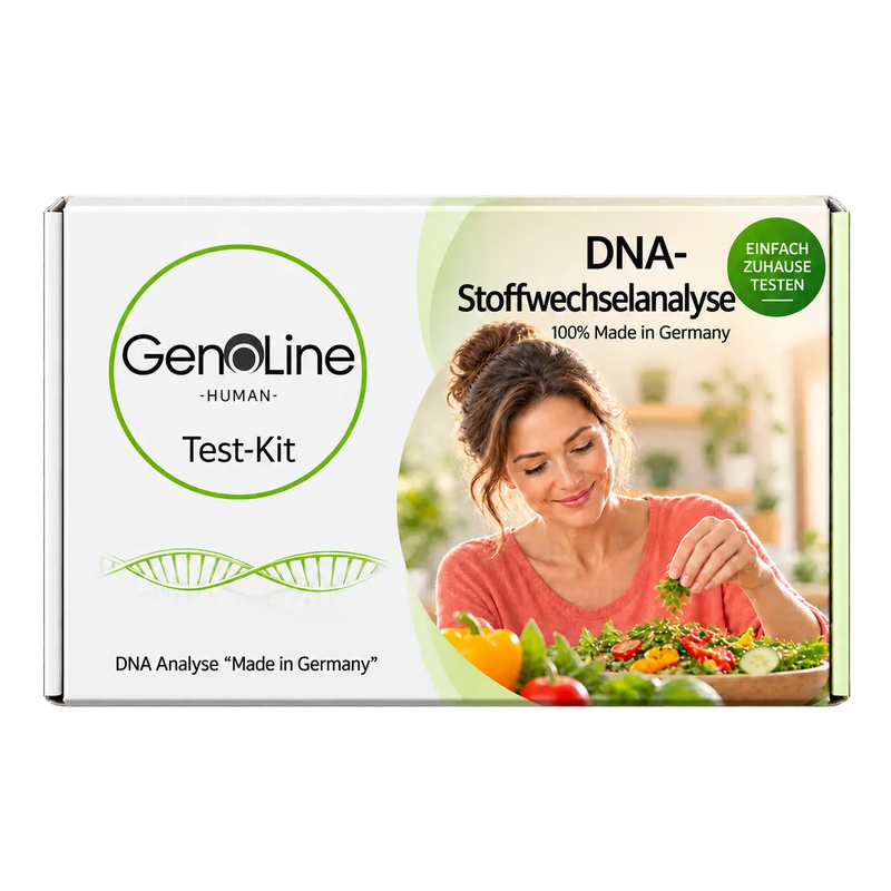 GenoLine Human DNA-Analyse Stoffwechsel – Testkit für zuhause
