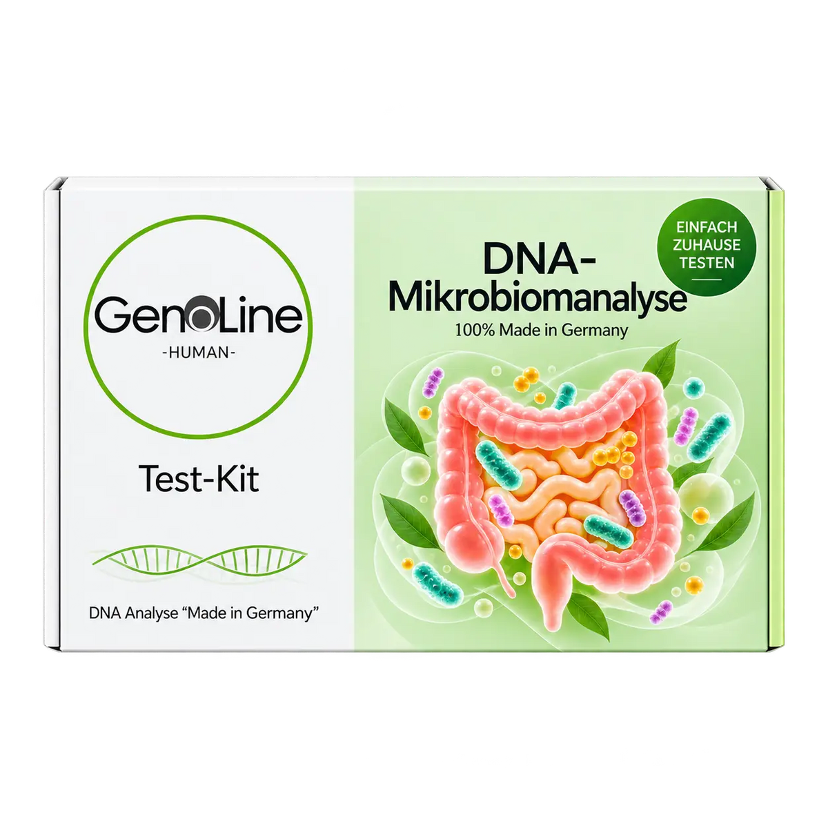 GenoLine Human DNA-Analyse Mikrobiom – Testkit für zuhause