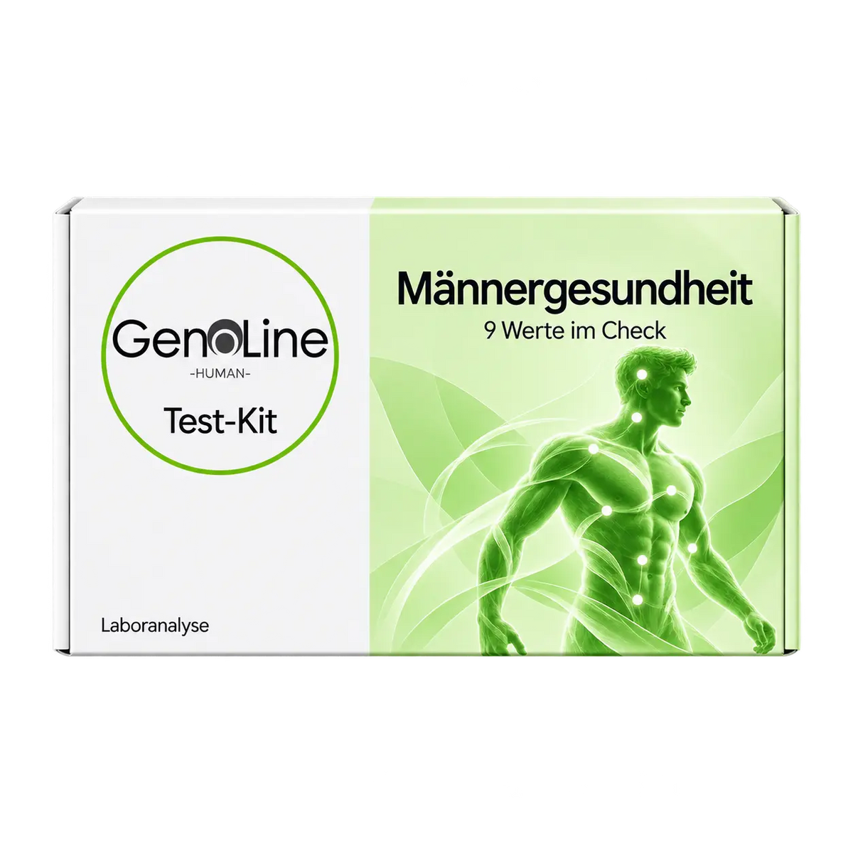 Männergesundheitscheck – 9 Werte – GenoLine Human Testkit